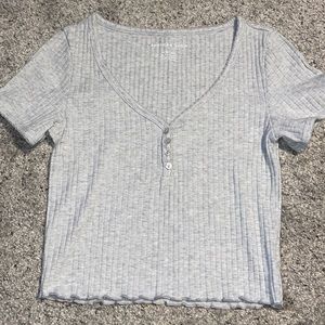 Deep V button top from American Eagle